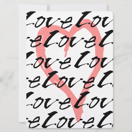 Liefde en Roze Harten Weddenschappen Uitnodiging (Voorkant)