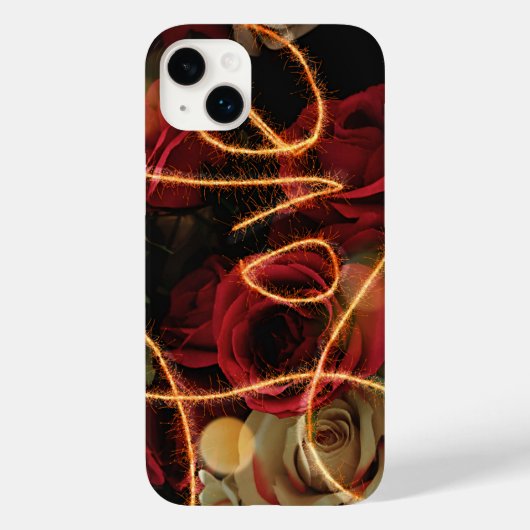 Liefde en Rozen iPhone / iPad case (Achterkant)