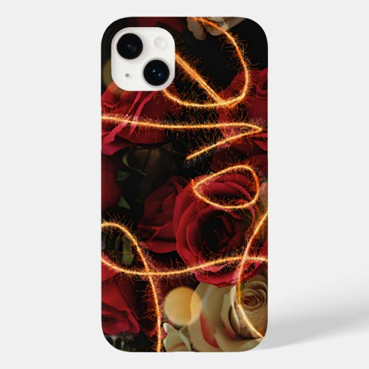 Liefde en Rozen iPhone / iPad case (Achterkant)