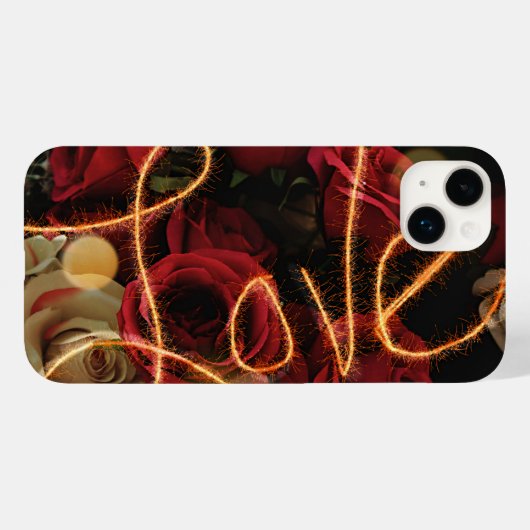 Liefde en Rozen iPhone / iPad case (Achterkant (horizontaal))