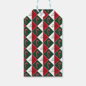 Liefde en snoep Canes Cadeaulabel (Voorkant)