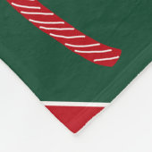 Liefde en snoep Canes Fleece Deken (Hoek)