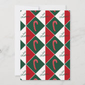 Liefde en snoep Canes Kaart (Voorkant)