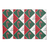 Liefde en snoep Canes Kussensloop (Voorkant)