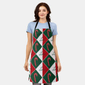 Liefde en snoep Canes Schort (Gedragen)