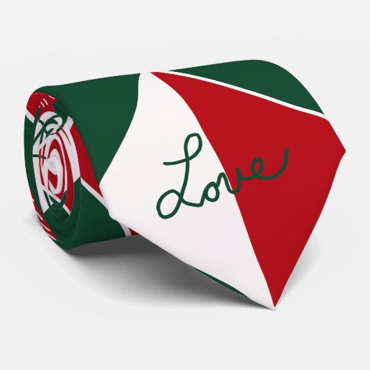 Liefde en snoep Canes Stropdas (Opgerold)