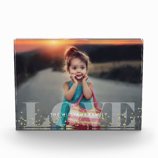 Liefde en Sparkles Fotoblokken (Voorkant)