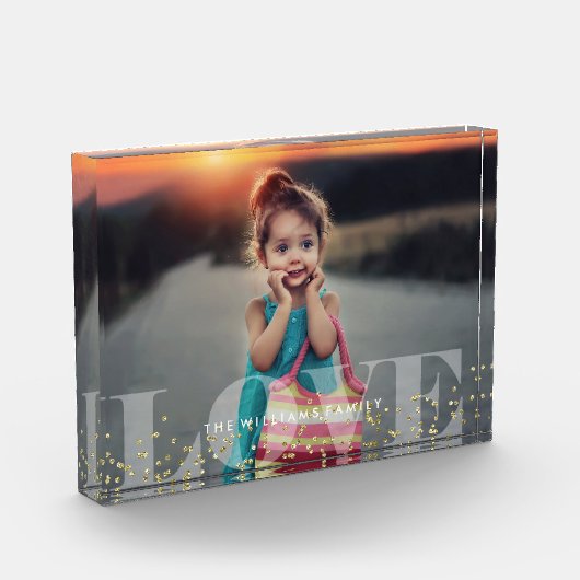 Liefde en Sparkles Fotoblokken (Links)