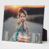 Liefde en Sparkles Fotoplaat (Zijkant)
