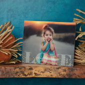 Liefde en Sparkles Fotoplaat (Zijkant)