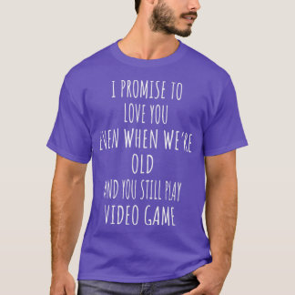 Liefde en speel videospel Sarcastic Joke Gezegde T-shirt