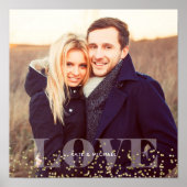 Liefde en sprankels foto poster (Voorkant)