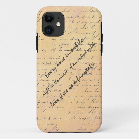 Liefde en Sprookjescitaat Case-Mate iPhone Case (Achterkant)