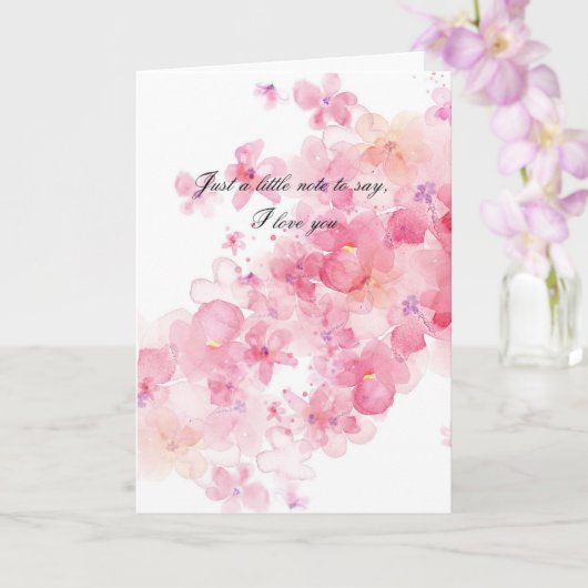 Liefde en Steun Kaart (Orchidee)