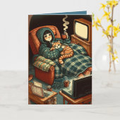 Liefde en steun voor een chronisch zieke vriend kaart (Gele Bloem)