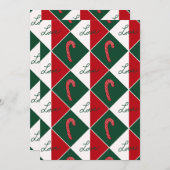 Liefde en Suikerstokken Kaart (Voorkant / Achterkant)