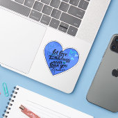 "Liefde en Trouw" Borstel Lettering Calligrafie Sticker (Laptop met iPhone)