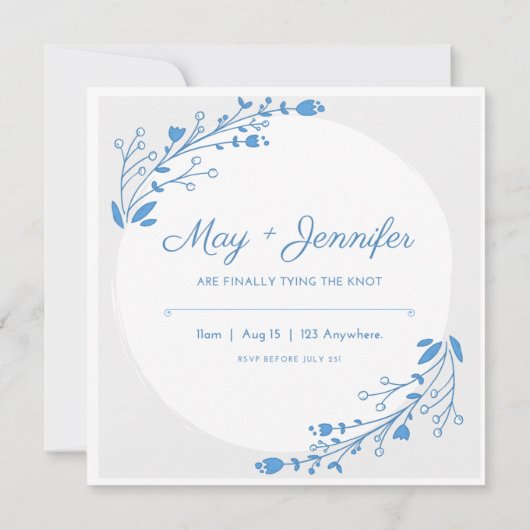 Liefde en uitmuntende huwelijksakte kaart (Achterkant)