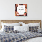 Liefde en uw cosmetoloog Boho Style Canvas Afdruk (Insitu (Slaapkamer))