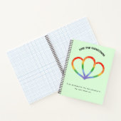 Liefde en Verbinding Positieve Bevestiging Notitieboek (Binnen)