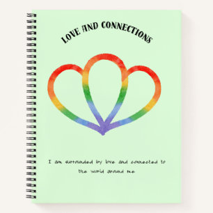 Liefde en Verbinding Positieve Bevestiging Notitieboek