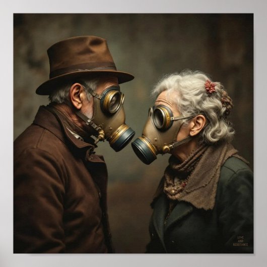 LIEFDE EN VERZET Oude Romantiek 3 Poster (Voorkant)