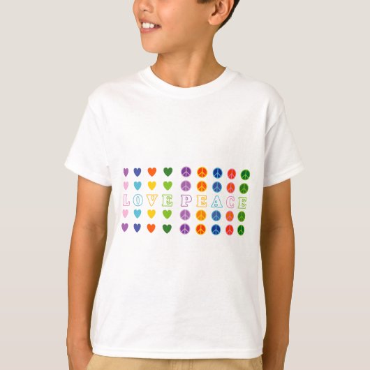 Liefde en Vrede (02) T-shirt (Voorkant)