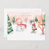 Liefde en vrede briefkaart (Voorkant / Achterkant)