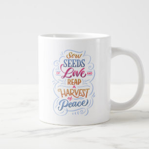 Liefde en Vrede Grote Koffiekop