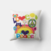 Liefde en Vrede Kussen (Achterkant)