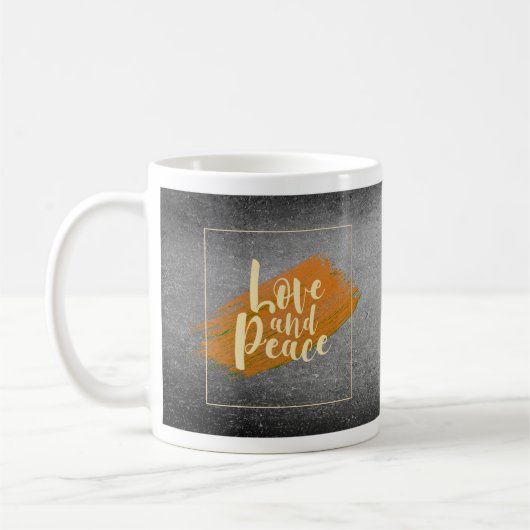 Liefde en vrede, Lovemug, Koffie-Mok Koffiemok (Links)