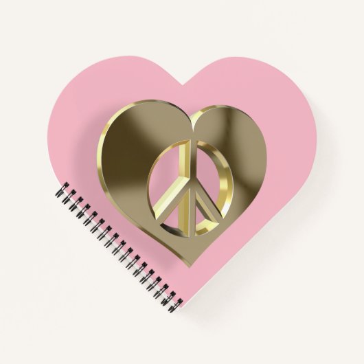 Liefde en vrede notitieboek (Voorkant)