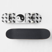 Liefde en vrede persoonlijk skateboard (Horizontaal)
