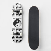 Liefde en vrede persoonlijk skateboard (Voorkant)