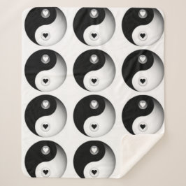 Liefde en vrede sherpa deken