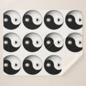 Liefde en vrede sherpa deken (Voorkant (horizontaal))