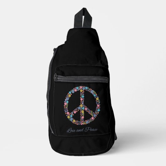 Liefde en Vrede Sling Bag (Voorkant)