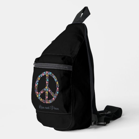 Liefde en Vrede Sling Bag (Rechterhoek)