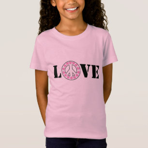 Liefde en vrede t-shirt