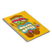 Liefde en Vrede, Tiki Hippie, Grappig Notitieboek (Rechterzijde)