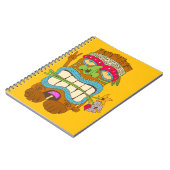 Liefde en Vrede, Tiki Hippie, Grappig Notitieboek (Linkerzijde)