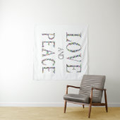 Liefde en vrede wandkleed (In Situ (horizontaal))