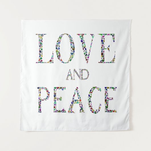 Liefde en vrede wandkleed (Voorkant)