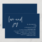 Liefde en vreugde, de Uitnodiging van de Partij va (Voorkant / Achterkant)