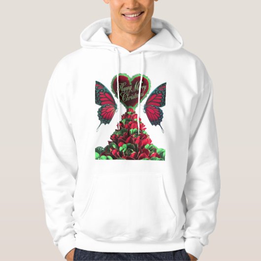 Liefde en vreugde deze kerst hoodie (Voorkant)