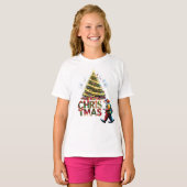 Liefde en vreugde deze kerst t-shirt (Voorkant volledig)