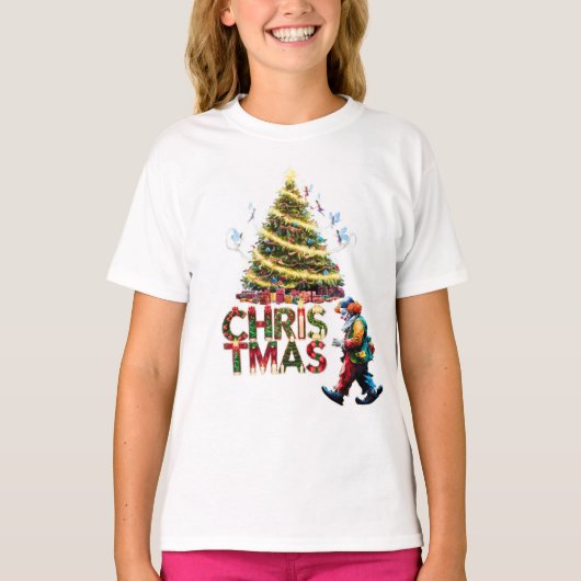 Liefde en vreugde deze kerst t-shirt (Voorkant)