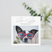 Liefde en vreugde | Leuke kerst Kaarten met honden (Staand voorkant)