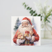 Liefde en vreugde vieren: Kerstmagie Feestdagenkaart (Staand voorkant)