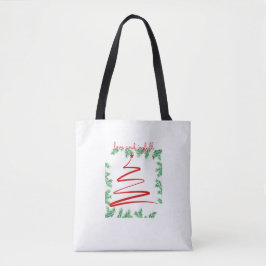Liefde en vreugdevol tote bag